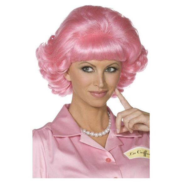 Grease Womens/Ladies Frenchy Wig / Pink - Picture 1 of 1